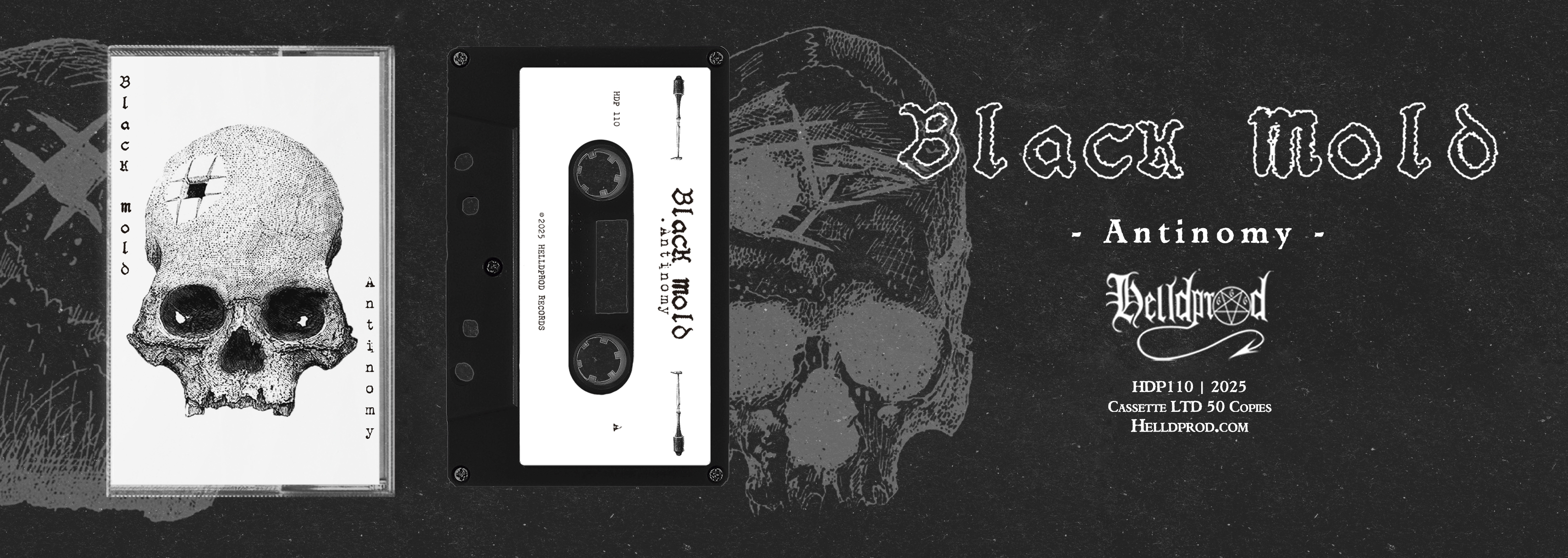 BLACK MOLD (POR) "Antinomy" TAPE OUT NOW!!!